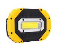 Jiawu Luz de Trabajo LED, 500 a 600LM Portátil, 3 Fuentes de Luz Batería Recargable de 3000mAh, Pantalla Digital, Soporte Ajustable 180° para Reparación de Automóviles Al Aire Libre