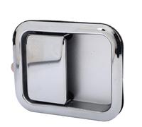 Jiawu Manija de Puerta Exterior, Reemplazo de Manija de Puerta Exterior Delantera de Metal con Cromado para TJ Modelo 1997 a 2006, Compatible con CJ7 y Scrambler (Delantero izquierdo J5758173