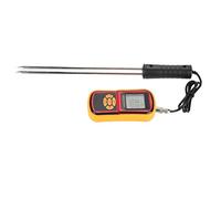 Jiawu Medidor de Humedad de Grano, Retroiluminación LCD Portátil y Protección de Silicona para Ambientes Oscuros, Probador de Humedad Digital con Sonda Precisa para Trigo, Arroz, Maíz y Frijol