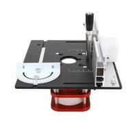 Jiawu Mesa de Enrutador, Ajuste Universal para Motores de 64-66 Mm Elevador de Enrutador, Placa de Inserción de con Ajuste Manual de de 51 Mm para Recortadoras de Carpintería