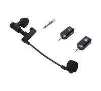Jiawu Micrófono Inalámbrico para Instrumentos, Receptor y Transmisor de Micrófono para Instrumentos Musicales, de Condensador con para Violín y Violonchelo de 2,4G