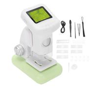 Jiawu Microscopio Digital Portátil, Lupa Electrónica Ajustable 120-1200X, Microscopio de Vídeo Fotográfico, Digoscopio para Observar Plantas, Regalos Educativos para Niños