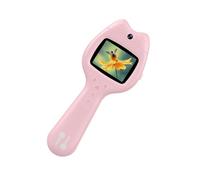 Jiawu Microscopio para Niños con Cámara, Microscopio Digital para Niños con Aumento de hasta 1600X, Educativo para, Uso Compartido de PC en Tiempo Real (Pink)