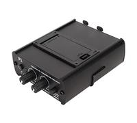 Jiawu Mini Amplificador de Auriculares Mezclador Pasivo Estéreo de 2 Canales con Entradas XLR Duales, Amplificador de Auriculares de Estudio Portátil con Perillas de Control de Volumen y Equilibrio,