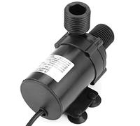 Jiawu Mini Bomba de Agua sin Escobillas de CC de 24 V para Calentador de Agua Solar, 750 L/H 7,5 M de Cabeza -40 ℃ ~ 100 ℃ Bomba de Refuerzo Sumergible Silenciosa con Calibre Roscado de 20 Mm