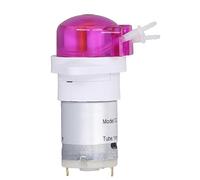 Jiawu Mini Bomba Peristáltica 5000 RPM Bomba Dosificadora Pequeña DC12 V con Manguera de Silicona para Acuario, Transferencia de Líquidos, Riego de Bonsái - Tubo de Grado Alimenticio, Alto (DC12V)