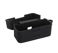 Jiawu Mini Funda Protectora de Silicona para Micrófono, Absorción de Golpes, Lavable 1:1, Ajuste Preciso para Estuche de Carga de Micrófono, Accesorios de Viaje (Black)