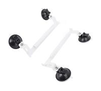 Jiawu Mini Soporte de Ventosa para Techo Solar para Coche, RV, Barco - Mini Kit de Montaje de Acero de Aleación con Potentes Ventosas para Ventana, Techo, Instalación Segura para Antena Parabólica