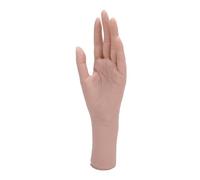 Jiawu Modelo de Mano Femenina de Silicona, Mano de maniquí Flexible y Versátil para Entrenamiento de Arte de Uñas y Exhibición de Accesorios de Película (Mano izquierda)