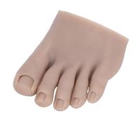 Jiawu Modelo de Silicona de Medio Pie para Herramientas de Entrenamiento Versátiles para el Arte de Uñas y la Práctica de Pedicura Ideal para Principiantes (Izquierda)