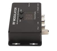 Jiawu Modulador RF Profesional Convertidor AV a RF PAL NTSC 21 Canales para Set Top Box DVR DVD, Mini Modulador con Amplio Rango de Frecuencia 471.25-885.25MHz
