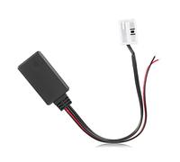Jiawu Módulo Bluetooth para Automóvil Adaptador de Cable AUX-IN de 12 Pines para E61 E62 E60 5-Series X3 X5 Z4 Mini - Bluetooth 4.1 Llamada Manos Libres Audio Transmisión de Música