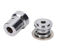 Jiawu Molde para Botones con Cubierta de Tela, Opciones de Tamaño de 16 L a 60 L, Molde para Hacer Botones de Metal, Redondo con Herramientas para Cubiertos de Tela para Máquina de Prensado Manual