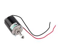 Jiawu Motor CC 12/24 V 30 W de Alta Velocidad 3500/7000 RPM CW/CCW Motor de Imán Permanente con Devanados de Cobre para Generador de Bricolaje Máquina de Algodón de Azúcar Máquina de Pulir