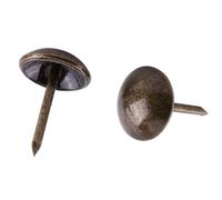 Jiawu Muebles de Muebles de Bronce Matato de di de Bronce de 100 Piezas para Metalicizos en Bloccio con Túneles Decorativos, Elegante Elegante Metal para Decoraciones y Oficios Vivos (11 * 17 mm)