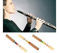 Jiawu Oboe Reed 4 Piezas, Piezas de Repuesto para Instrumentos de Viento con Caja de Almacenamiento de Plástico, Cañas de Oboe Medianas y Suaves de 72 Mm para Intérpretes de, Accesorios