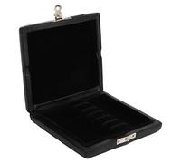 Jiawu Oboe Reed Case Holder Caja de Almacenamiento de Cuero PU para 6 Cañas, Accesorios Portátiles para Instrumentos Musicales con Diseño de Circulación de Aire