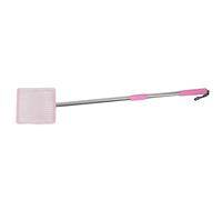 Jiawu Pala de para Gatos de Metal con Largo, Pala de para Pollos Duradera, Bordes Soldados, de Metal Extensible para Excrementos de Gatos para una Limpieza Cómoda y Eficiente (Pink)