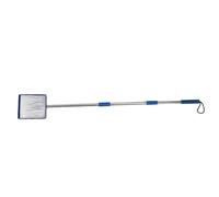 Jiawu Pala de para Gatos de Metal con Largo, Pala de para Pollos Duradera, Bordes Soldados, de Metal Extensible para Excrementos de Gatos para una Limpieza Cómoda y Eficiente (Blue)