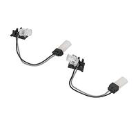 Jiawu Par de Iluminación Ambiental Exterior para Coche, Luz de Manija de Puerta Izquierda y Derecha 4H0947133A 134A, Apta para C7 A8, Lámpara de Perilla de Puerta de Coche