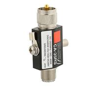 Jiawu Pararrayos Coaxial UHF de 400 W Macho a Hembra para Antena, Elemento de Descargador de Sobretensiones Inflable, VSWR bajo, DC-2500 MHz, Fácil Instalación, Componentes Reemplazables