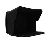 Jiawu Parasol Ajustable para Ordenador Portátil, capó de Privacidad, Parasol Portátil Plegable para Portátiles de 12 a 14 Pulgadas, Color Negro