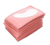 Jiawu Parches Desechables de Extensión de Pestañas, 100 Pares de Almohadillas Hidratantes para Ojos con Diseño de Curva de 63 °, Parches de Injerto de Pestañas Inferiores con Tejido Ligero y
