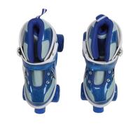 Jiawu Patines de Ruedas para Niños, Patines Cuádruples de Malla Transpirable, Cómodos de Ruedas para Interiores, Cuatro Estables de PVC (Blue)
