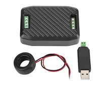 Jiawu PEACEFAIR Medidor de EnergíA de Frecuencia de Factor de Potencia de Corriente de Voltaje de 100 A, Medidor Multifunción con Alarma de Exceso de Potencia, Probador de Activa de 0-23 KW para Uso