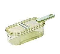 Jiawu Picador de Verduras de Acero Inoxidable 304, Pelador de Alimentos Portátil con 3 Cuchillas, Cortador de Cebolla Multifuncional para Cortar y Cortar en Cubitos Rápidamente - Gadget de Cocina (3