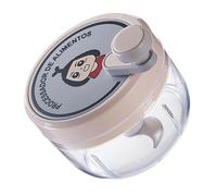 Jiawu Picadora Manual de Ajo de Acero Inoxidable, Triturador de Patatas Pequeño para el Hogar, Verde, Utensilio de Cocina Eficiente para Pesto de Jengibre y Ajo, Fácil de Limpiar, Resistente y Apto