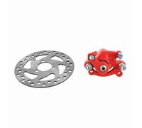 Jiawu Pinza de Freno de Rotor de Disco, Pinza de Freno de Frenado Eficaz y Liviana de 120 Mm, Rotor de Disco con y para 43, 47, 49, Scooter Eléctrico Go Kart Mini Moto