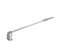 Jiawu Pinzas para Cangrejo de Acero Inoxidable, Pinzas para Pescado Largas Portátiles de 30 Pulgadas, de Tijera con Diseño Plegable para Cangrejo, Mariscos, Pulpo (presilla recta)