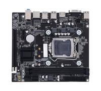 Jiawu Placa Base para Juegos H81, Micro ATX LGA 1150 DDR3 1600MHz 16GB RAM con M.2 NVMe NGFF 3.0 6Gb/s PCIe, para Core I3 I5 I7 4ta Generación E3 V3 Celeron G Series CPU de 22 NM