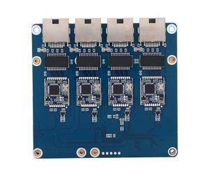 Jiawu Placa PCIe a 4 Canales 2,5G Eth, Chipset de Alto Rendimiento, Expansión Plug and Play para Dispositivo Rasp Pi 5, 1 Unidad