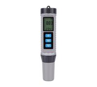 Jiawu Probador de Calidad del Agua 8 en 1 TDS EC PH Temp ORP S.G CL Sal para Piscina