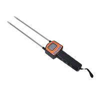 Jiawu Probador de Humedad de Grano Instrucción de Voz LCD Retroiluminada Sonda de Acero Al Carbono de Alta Precisión Medidor de Humedad Digital para Maíz de Trigo