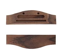 Jiawu Puente de Ukelele, Juego Completo de Puente de Ukelele de Madera, Juego de de con Silla de Montar de Hueso y Puntos de Sonido de Concha de 4 Mm para Ukeleles de 4 Cuerdas