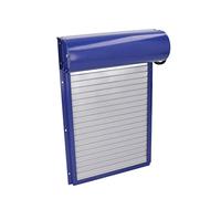 Jiawu Puerta Automática para Gallinero con Temporizador, Abridor de Cortina Enrollable para Pato Ganso, Fácil Programación, Pantalla LED, Marco de Hierro, Funciona con Pilas, Apertura de 28,5 X 20,5