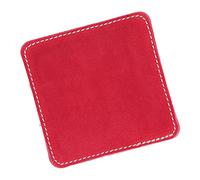Jiawu Pulidor de Piscina para Limpiar el Sudor, Pulidor de Eje de Billar para Palos de Tacos de Billar, Paño de Pulido Limpiador de Eje de Cuero Suave, Accesorios Portátiles para un Trazo Suave (rojo)