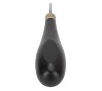 Jiawu Punzón de Rombo Profesional, Herramienta de Costura de Cuero de 5 Mm/6 Mm, de Caoba, Punzón en Forma de Diamante para Artesanía en Cuero, Cono de Acero Duradero, de Trabajo Manual de de Fácil