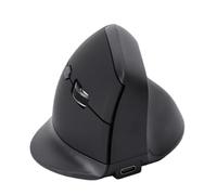 Jiawu Ratón Ergonómico, Ratón Vertical Inalámbrico Bluetooth con Modo Dual BT 5.4 y USB 2.4G, 3 dpi Ajustables 800/1200/1600 Niveles 6 Botones para Laptop, Computadora, Escritorio