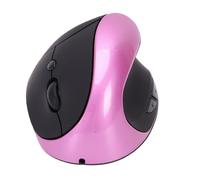 Jiawu Ratón Ergonómico, Ratón Vertical Inalámbrico de 2,4 GHz, 3 dpi Ajustables 800/1200/1600, Seguimiento Óptico, 6 Botones, 400 MAh Recargable, Compatible con Wins y Laptop