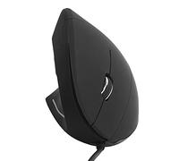 Jiawu Ratón para Mano Izquierda, Vertical Ergonómico 800 1200 1600 dpi Sensor óptico con Cable Ajustable con Botón de Encendido y Apagado para 10 8 7 XP Vista 2000 98 ME (Modelo con Cable Izquierdo)