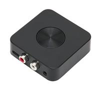 Jiawu Receptor Transmisor Bluetooth 5.0, Apagado de Inicio Automático Funciona Mientras Se Carga Adaptador Bluetooth 2 en 1, Sonido Estéreo Estable con AUX para TV PC Coche Cine en Casa