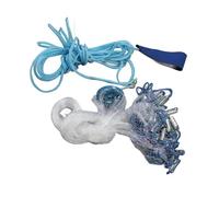 Jiawu Red de Pesca de Agua Salada, Red de Pesca Manual de Monofilamento de Acero Fundido, de de Lanzamiento Manual de Diseño sin Bucle para en el Lago Ocean River, Fundida Ligera y Portátil con