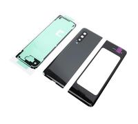 Jiawu Reemplazo de la Cubierta Trasera de Vidrio del Teléfono Z Fold F900 Lente de Cámara Preinstalada Kit de Pantalla de Vidrio de Lente Exterior Frontal para Entusiastas de la Reparación de