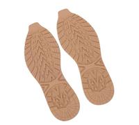 Jiawu Reemplazo de Láminas de Goma para Reparación de Suelas de Zapatos, Protector de Suelas Completas para Bricolaje, Diseño de Patrón en V Antideslizante Cortable para Botas de Trabajo para