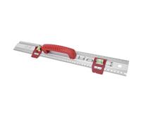 Jiawu Regla de Nivel, Herramienta de Medición de Nivel de Riel Guía Bidireccional Multifuncional de Aleación de Aluminio de 19,7 Pulgadas, Regla de de Aluminio con Medición de Burbujas y