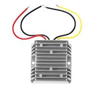 Jiawu Regulador Convertidor de DC-DC, Fuente de Alimentación Elevadora de 12V a 24V, 15A, 360W, Alta Eficiencia, Resistente Al Agua, para Vehículos, Robots, Paneles Solares